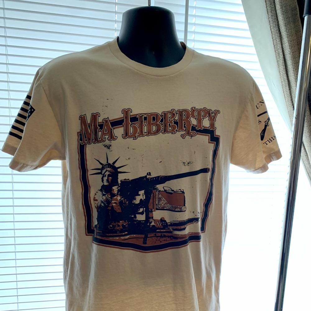 Grunt Style T-Shirt Tan MA LIBERTY